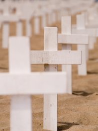 ROW OF CROSSES 