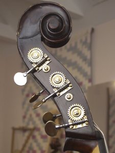 double bass scroll