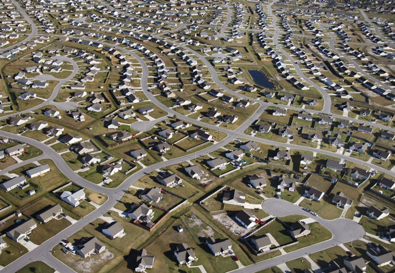 Development of the suburbs