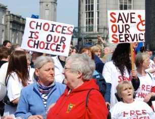 Choices users and supporters at the 2008 demo.