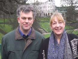 Martin Ford and Rhonda Reekie at Union Terrace Gardens