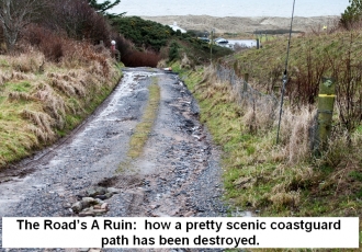 Ruined road