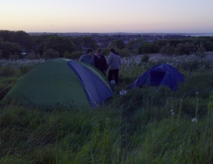 Camping Out On Tullos Hill