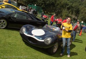 2 D Type Jag Morag Yule with Car of the Day champayne (Tony Yule)