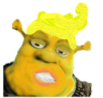 Trump Donaldtrump Shrek Meme Stealthis Stealthissticker - Shrek